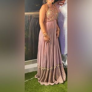 Anarkali - halter neck